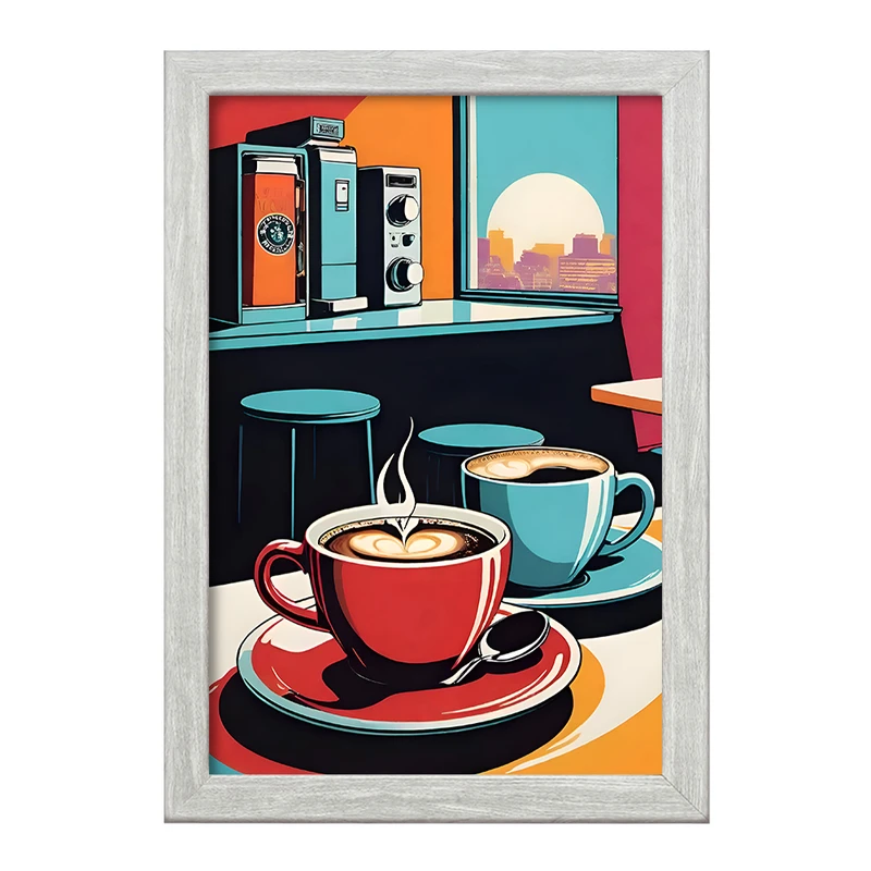 تابلو خندالو طرح قهوه (Coffee) کد F10399