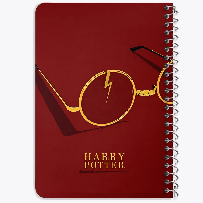دفتر یادداشت 50 برگ خندالو طرح هری پاتر (Harry Potter) کد N2100