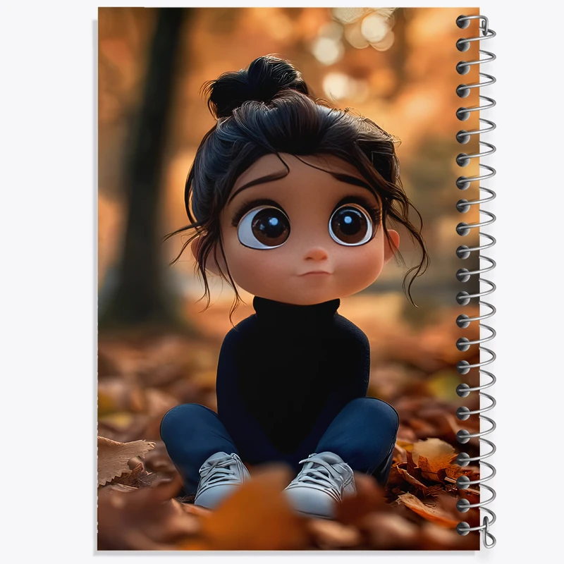 دفتر مشق 100 برگ خندالو طرح دخترانه کد F11974