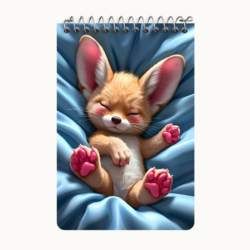 دفتر یادداشت 50 برگ خندالو طرح سگ بامزه کد F8127