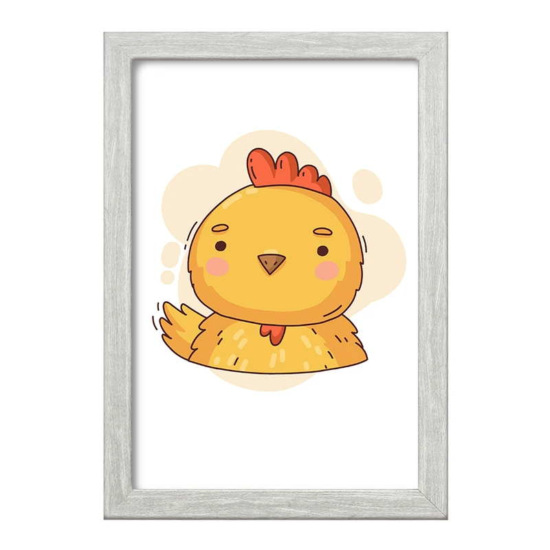 تابلو خندالو طرح جوجه حیوانات بامزه کد 37175