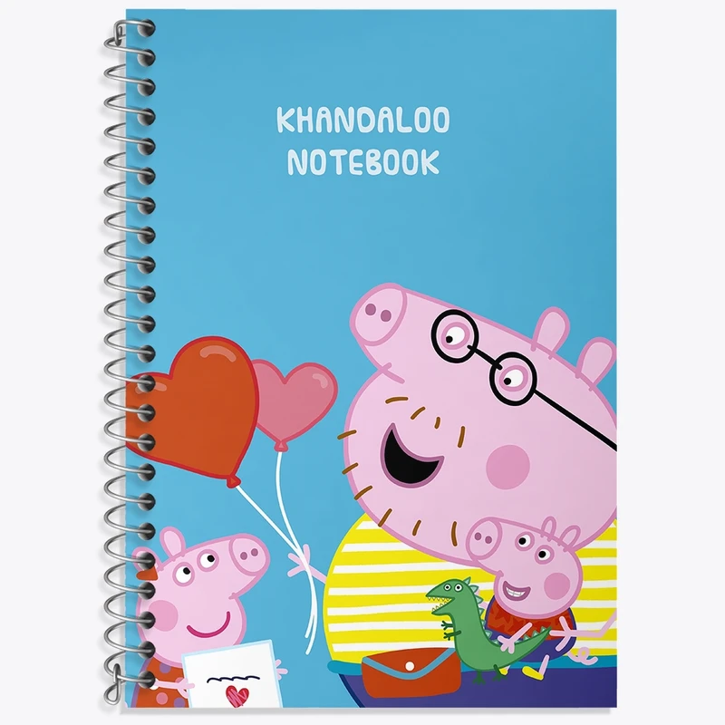 دفتر لغت 50 برگ خندالو طرح انیمیشن پپا پیگ (Peppa Pig) کد N9253