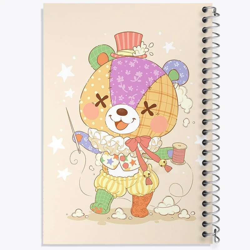 دفتر طراحی 50 برگ خندالو طرح بازی انیمال کراسینگ (Animal Crossing) کد 32652