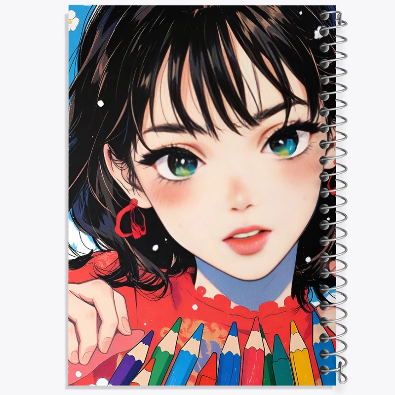 دفتر مشق 50 برگ خندالو طرح دخترانه کد N7760