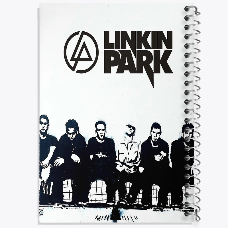 دفتر لیست خرید 50 برگ خندالو طرح لینکین پارک (Linkin Park)   کد F11464
