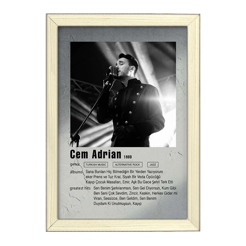 تابلو خندالو طرح جم آدریان (Cem Adrian)   کد F11239