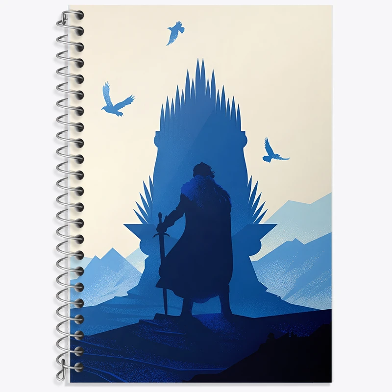 دفتر نت موسیقی 50 برگ خندالو طرح گیم اف ترونز (Game of Thrones) کد F11130