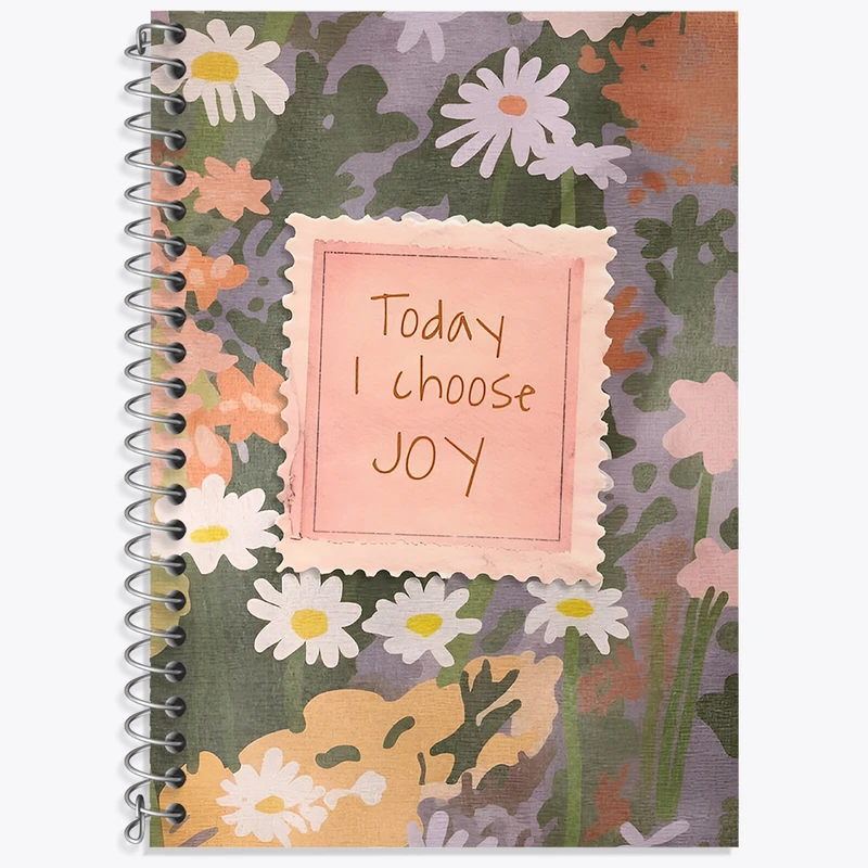 دفتر نت موسیقی 50 برگ خندالو طرح Today I choose joy کد N7346