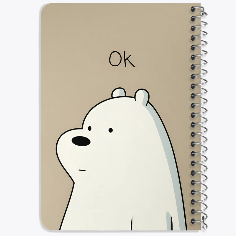 دفتر یادداشت 50 برگ خندالو طرح سه خرس کله پوک کد N3637