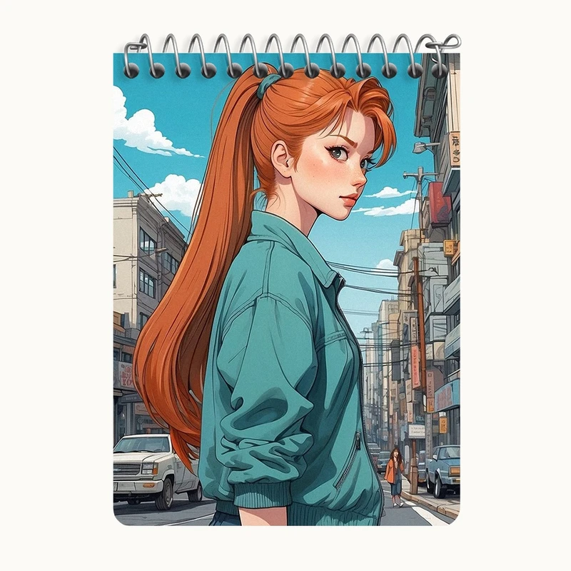 دفتر یادداشت 50 برگ خندالو طرح دخترانه کد N1744