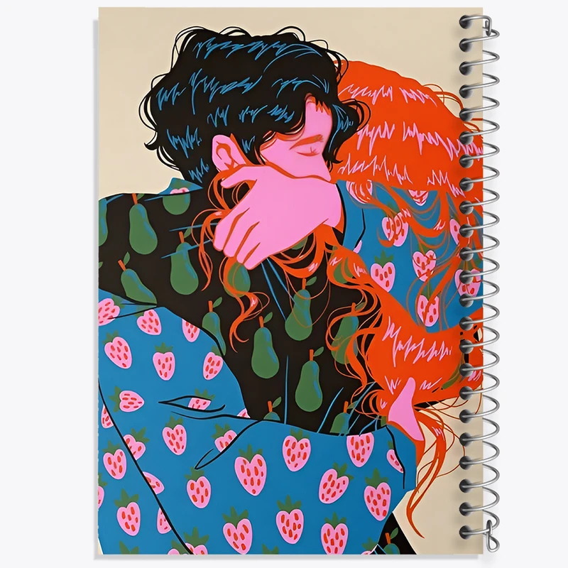 دفتر مشق 100 برگ خندالو طرح عاشقانه کد F11095