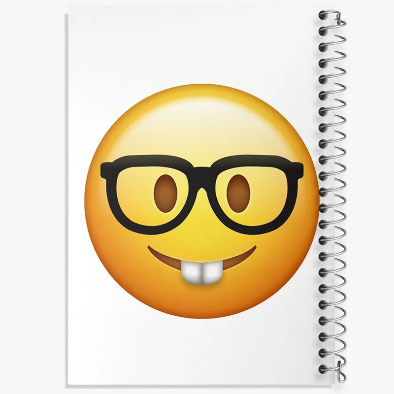 دفتر طراحی 50 برگ خندالو طرح ایموجی کد 24658