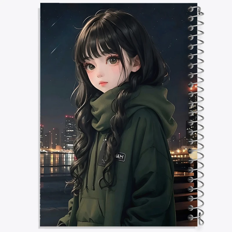 دفتر مشق 50 برگ خندالو طرح دخترانه کد F4195