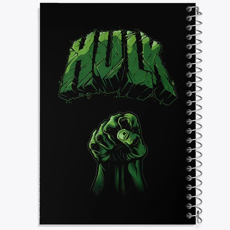 دفتر شطرنجی 50 برگ خندالو طرح هالک مارول (Marvel) کد F4616