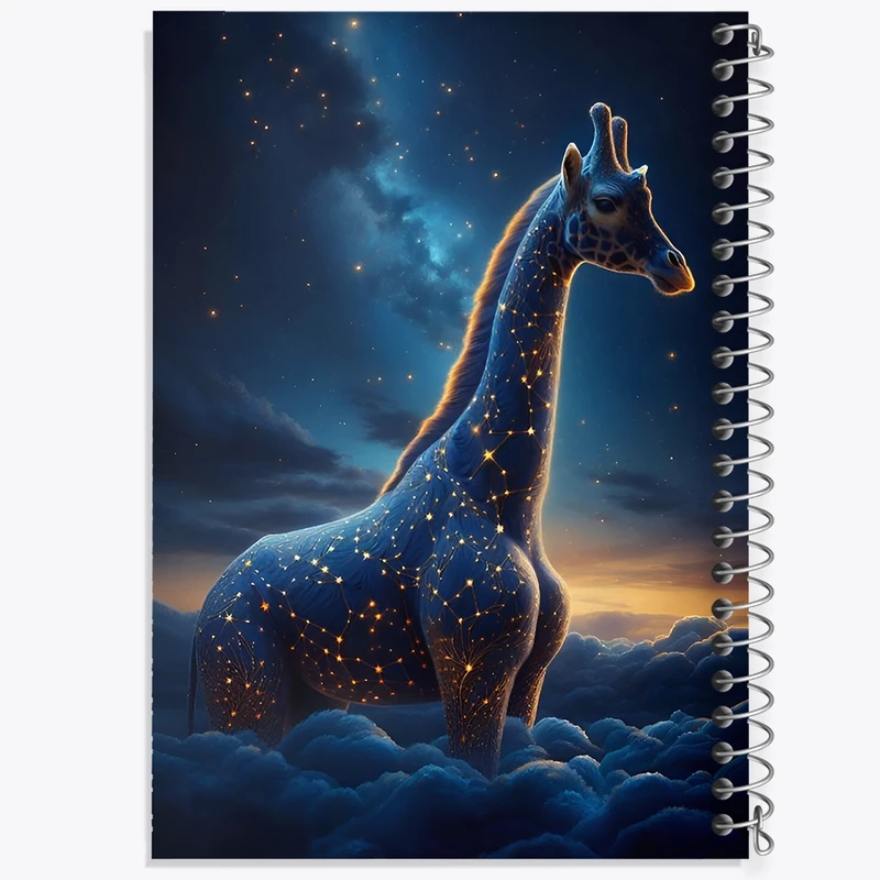 دفتر لیست خرید 50 برگ خندالو طرح زرافه کد F9154