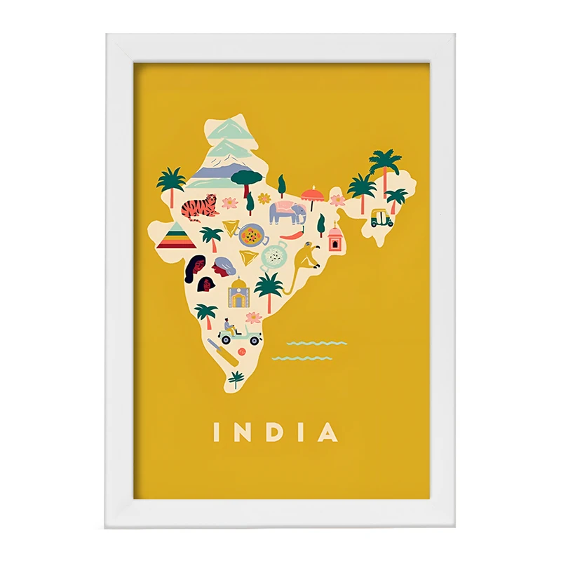 تابلو خندالو طرح هند (India) کد F14362