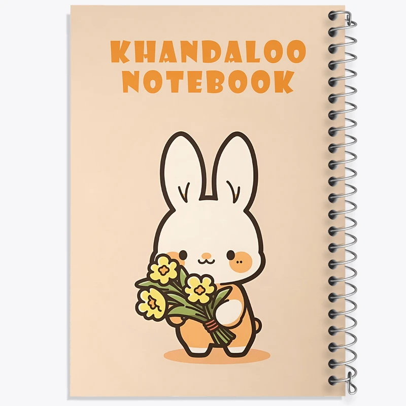 دفتر مشق 50 برگ خندالو طرح خرگوش کیوت کد N8451