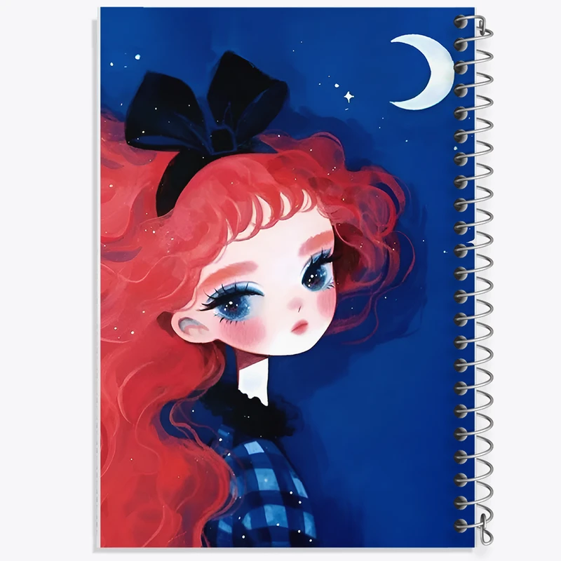 دفتر نقاشی 50 برگ خندالو طرح دخترانه کد N7129