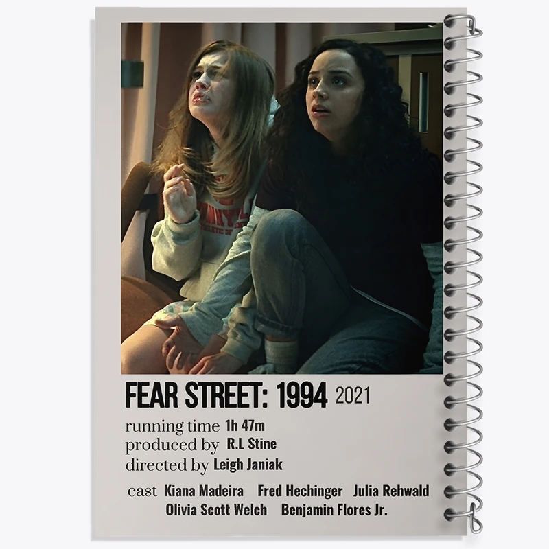 دفتر شطرنجی 50 برگ خندالو طرح خیابان ترس (Fear Street) کد F12989