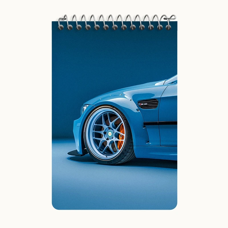 دفتر یادداشت 50 برگ خندالو طرح ماشین اسپرت کد F7035