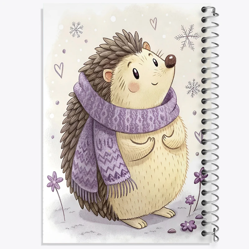 دفتر مشق 100 برگ خندالو طرح جوجه تیغی بانمک کد N6845