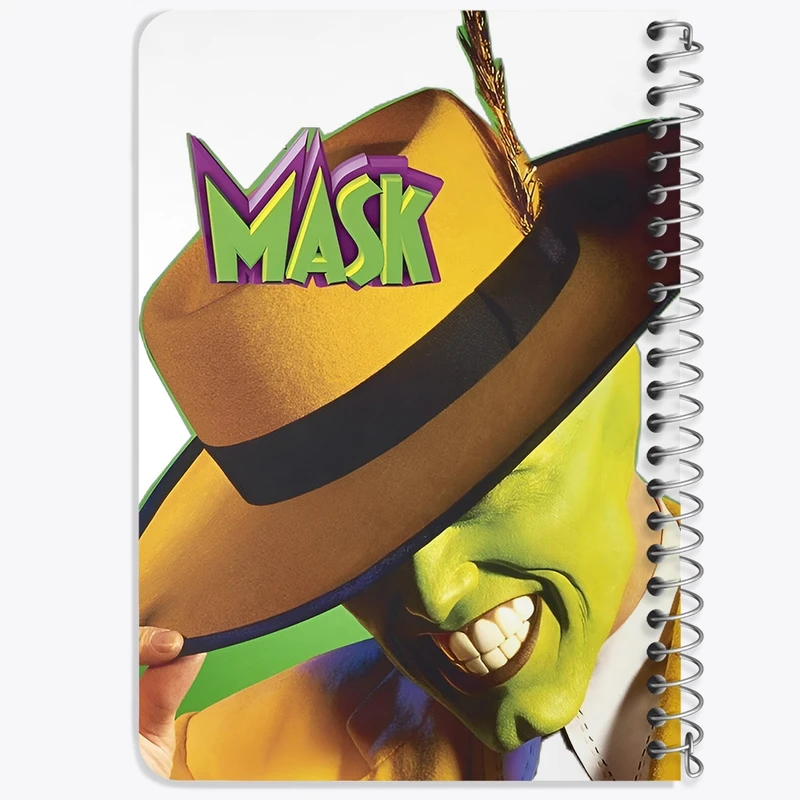 دفتر یادداشت 50 برگ خندالو طرح ماسک (The Mask) کد F13556