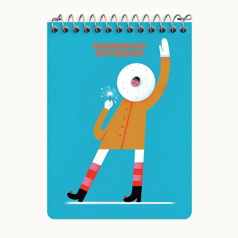 دفتر یادداشت 50 برگ خندالو طرح اسکیمو کد N6143