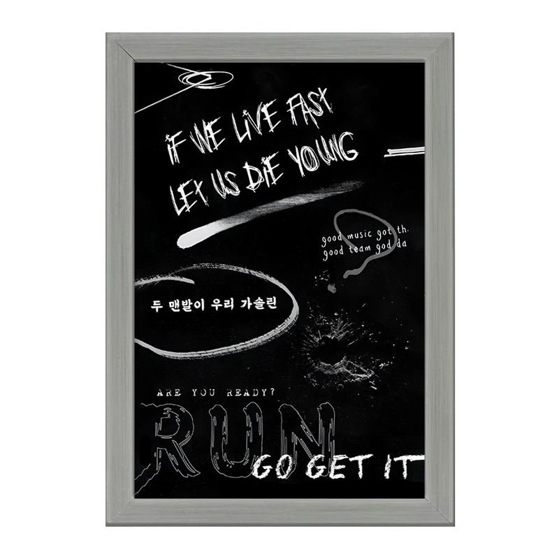 تابلو خندالو طرح عکس نوشته فانتزی کد F10478