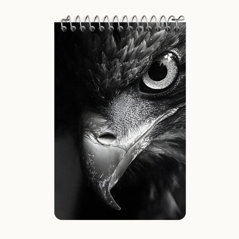 دفتر یادداشت 50 برگ خندالو طرح عقاب کد F8565