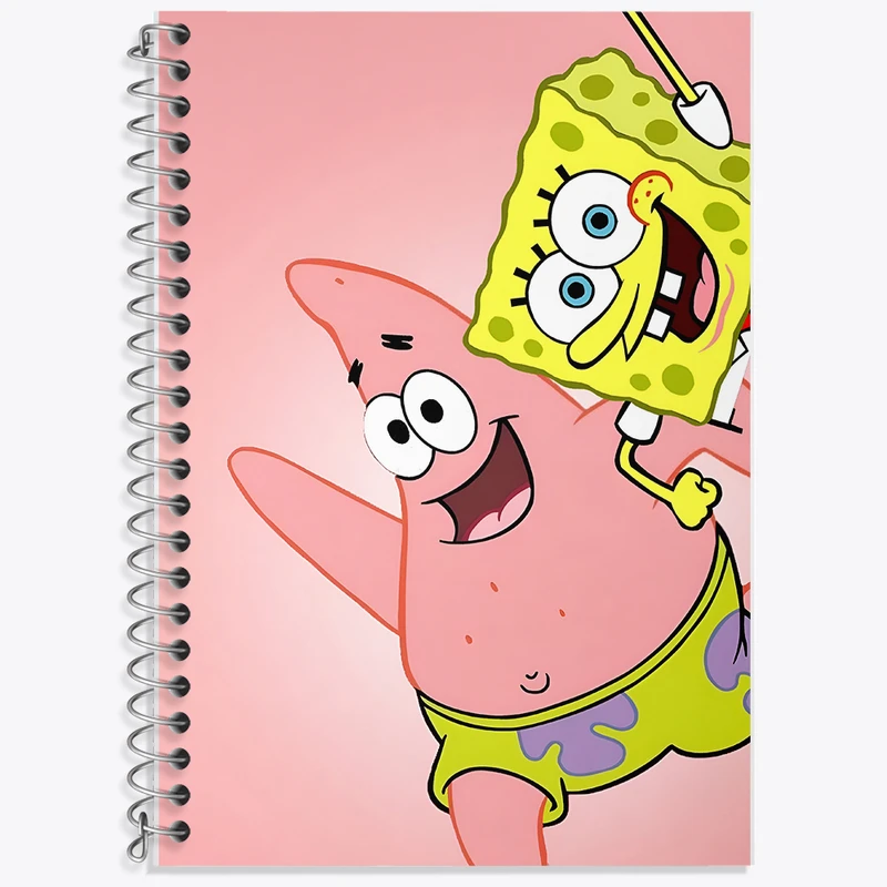 دفتر نت موسیقی 50 برگ خندالو طرح باب اسفنجی و پاتریک کد F8603