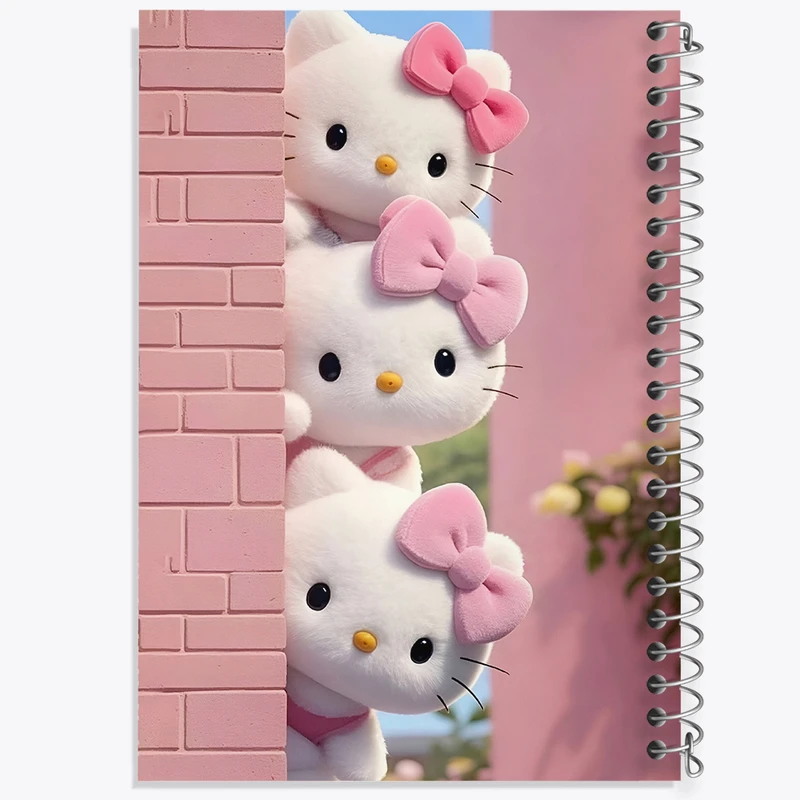 دفتر مشق 50 برگ خندالو طرح هلو کیتی کد F10305