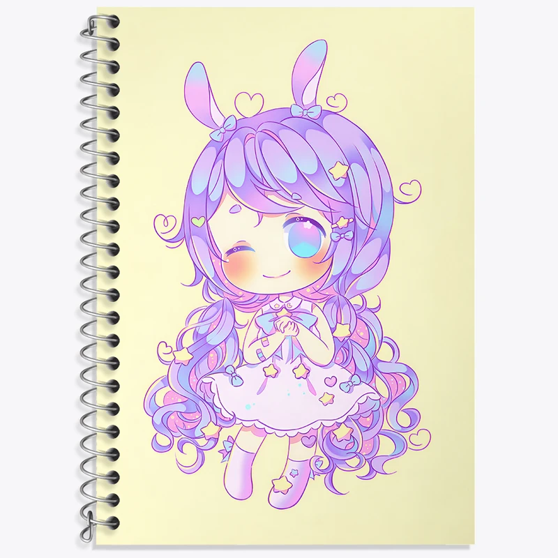 دفتر نت موسیقی 50 برگ خندالو طرح دخترانه کیوت کد N8214