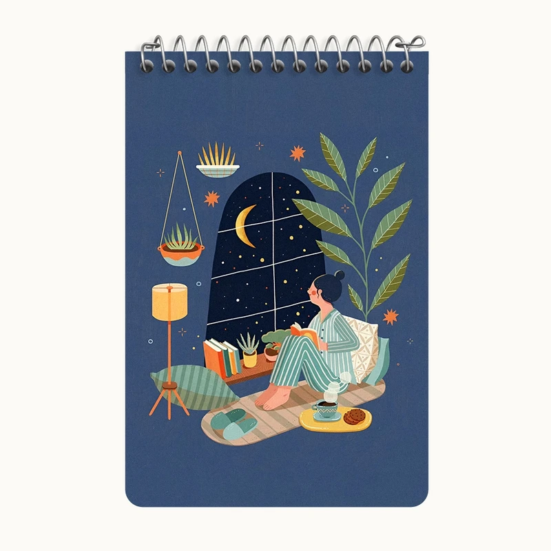 دفتر یادداشت 50 برگ خندالو طرح دخترانه کد F4895