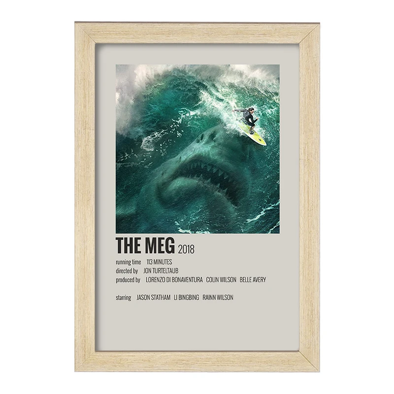 تابلو خندالو طرح مگ (The Meg) کد F13089