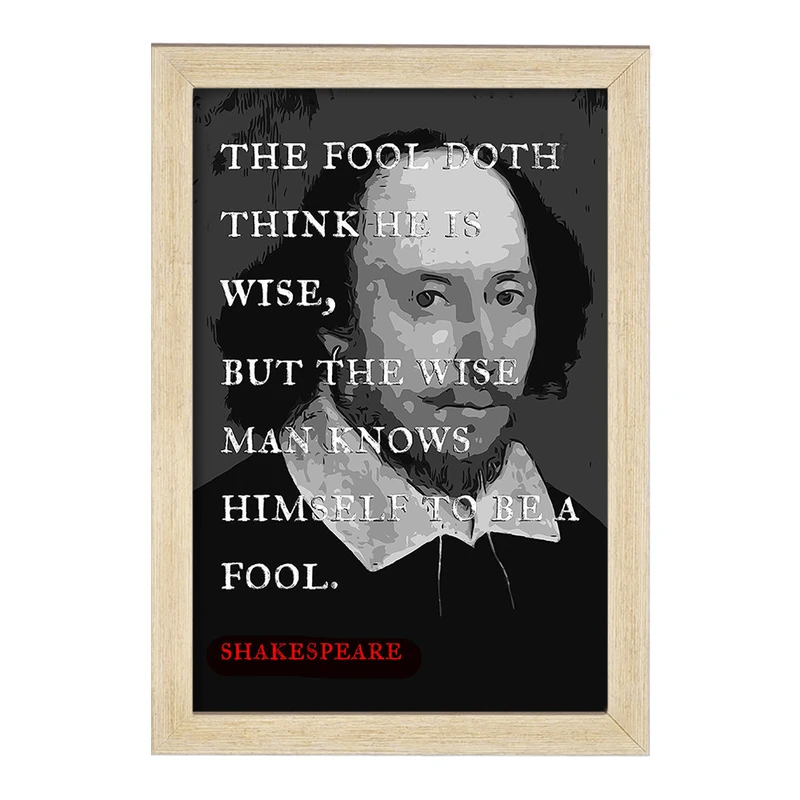 تابلو خندالو طرح شکسپیر (Shakespeare) کد F14055