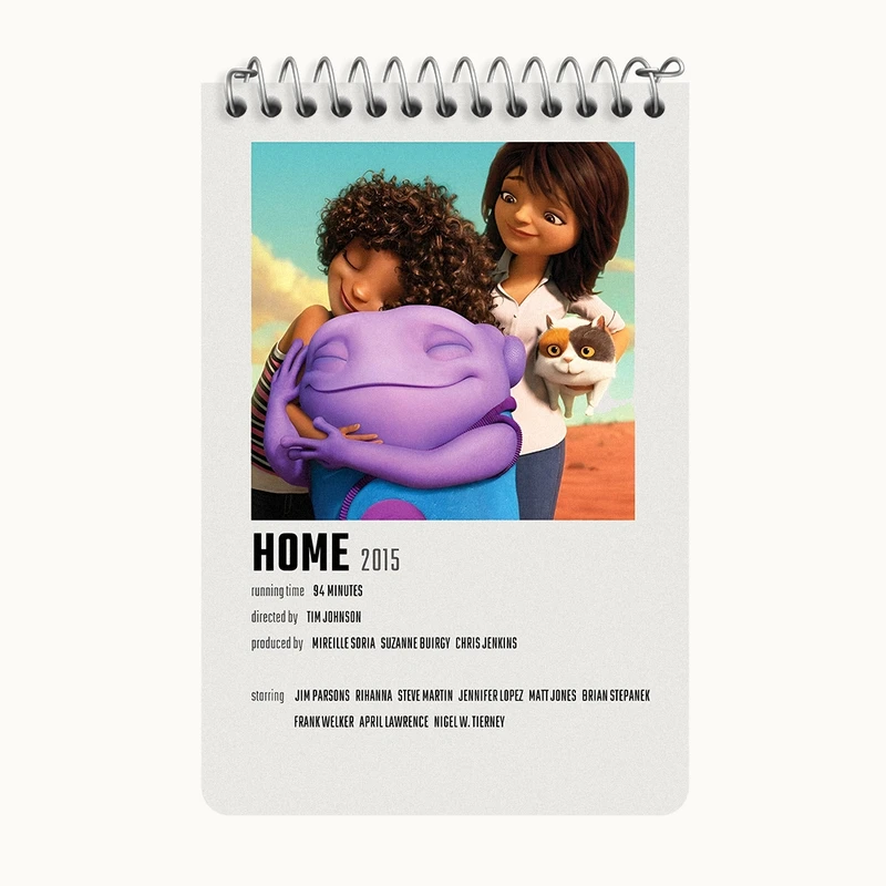 دفتر یادداشت 50 برگ خندالو طرح خانه (Home) کد F13126