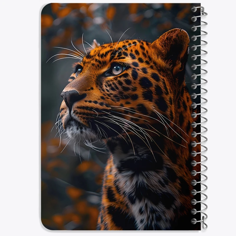 دفتر یادداشت 50 برگ خندالو طرح پلنگ کد F6626