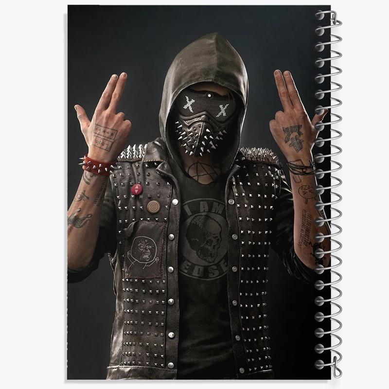 دفتر طراحی 50 برگ خندالو طرح رنچ از واچ داگز  کد 30916