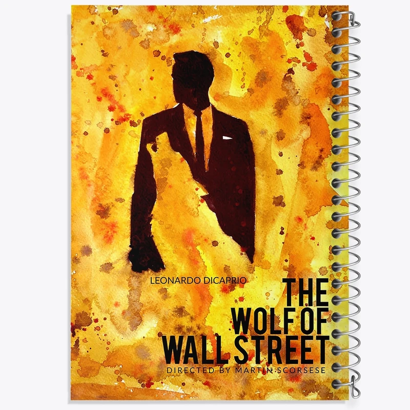 دفتر شطرنجی 50 برگ خندالو طرح گرگ وال استریت (The Wolf of Wall Street) کد F11369