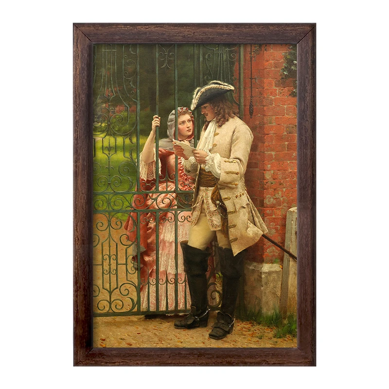 تابلو خندالو طرح نقاشی چه بگویم اثر ادموند بلر لیتون کد F12468