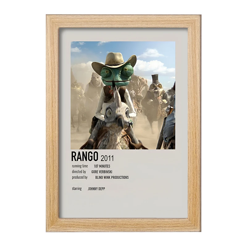 تابلو خندالو طرح رنگو (Rango) کد F13258