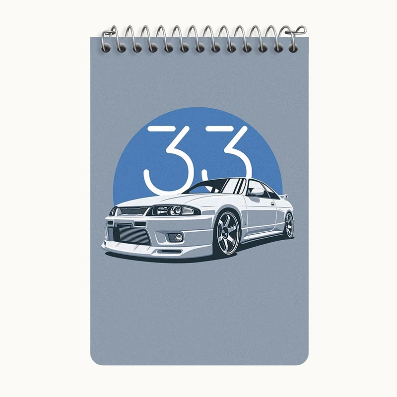 دفتر یادداشت 50 برگ خندالو طرح ماشین اسپرت کد F10377