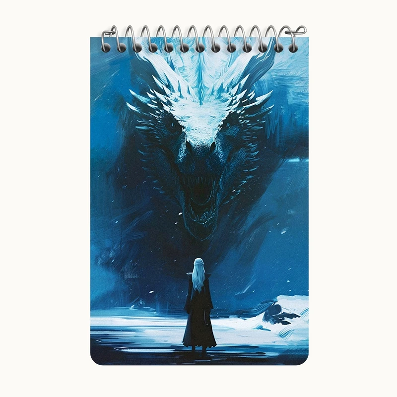 دفتر یادداشت 50 برگ خندالو طرح بازی تاج و تخت (Game Of Thrones) کد F10158