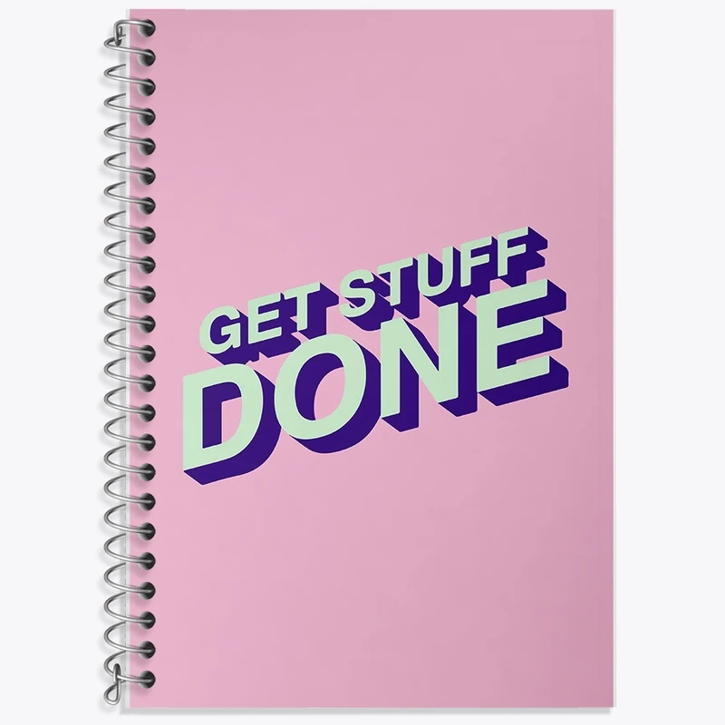 دفتر لغت 50 برگ خندالو طرح Get Stuff Done کد F11897