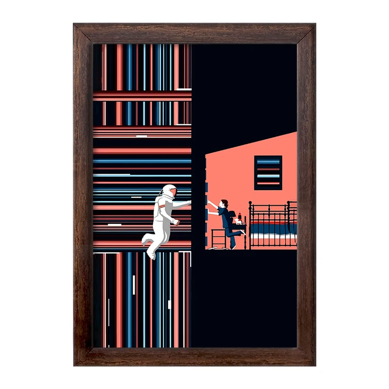 تابلو خندالو طرح میان ستاره ای (Interstellar) کد F10486