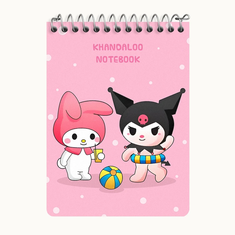 دفتر یادداشت 50 برگ خندالو طرح کرومی و مای ملودی کد N9039