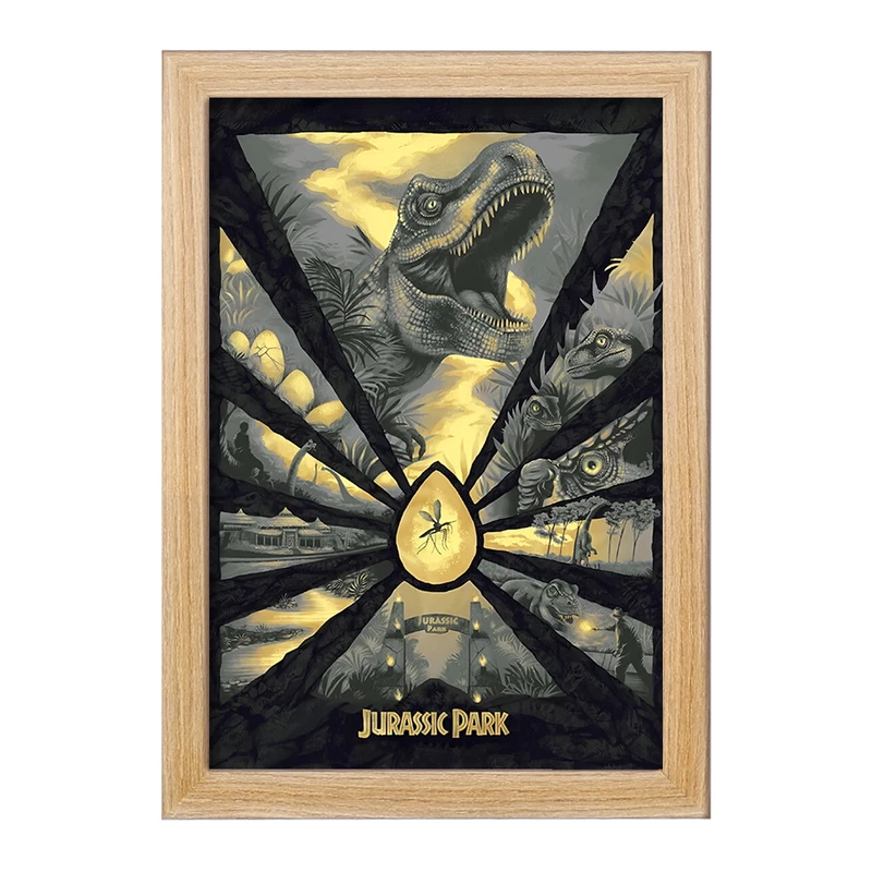 تابلو خندالو طرح ژوراسیک (Jurassic Park) کد F13787