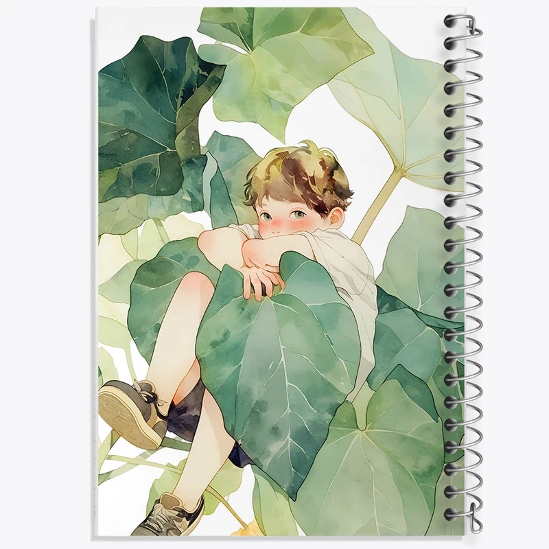 دفتر طراحی 50 برگ خندالو طرح پسرانه کد N7411