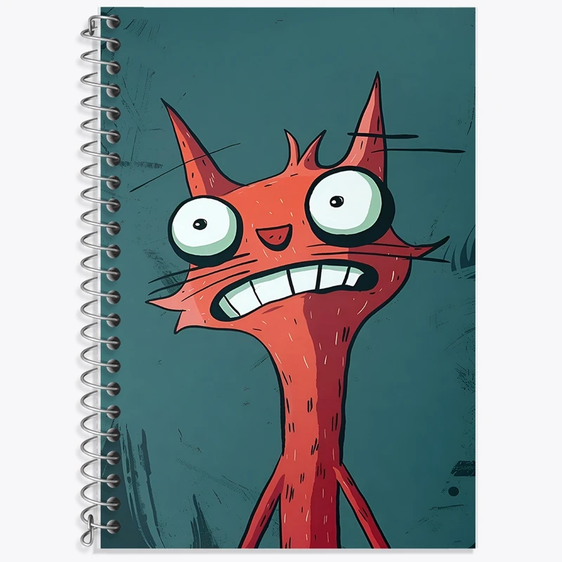 دفتر لغت 50 برگ خندالو طرح گربه کد F10140