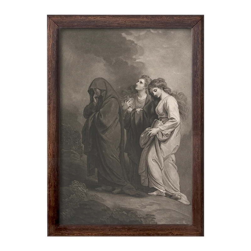 تابلو خندالو طرح نقاشی سه مریم به گور می روند اثر بنجامین وست کد F12410